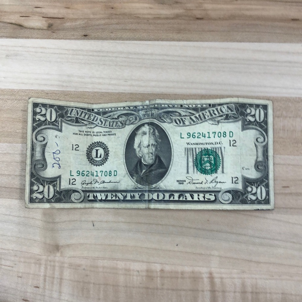 Old $20 Bill